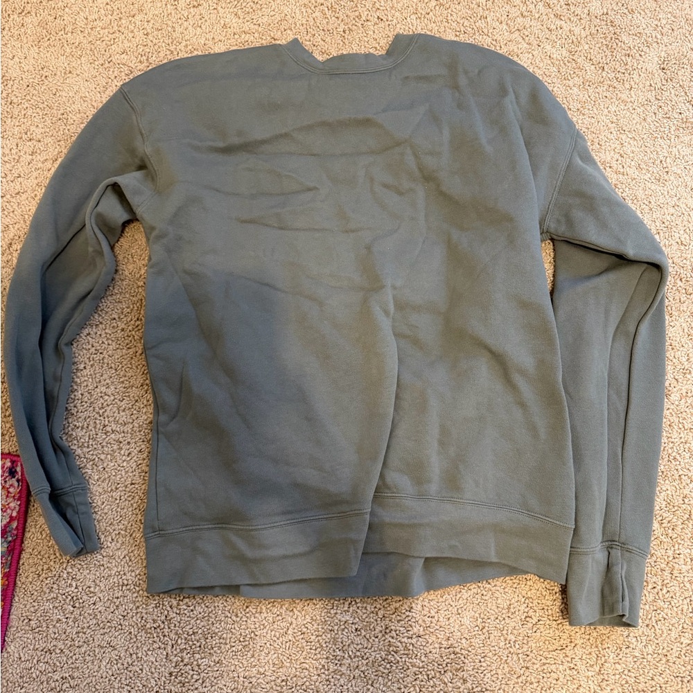 Casual Green Sweatshirt